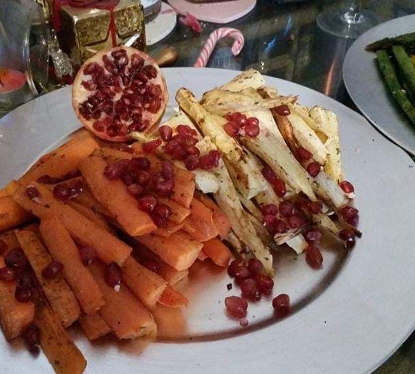 Carrots and parsnips with a sweet twist