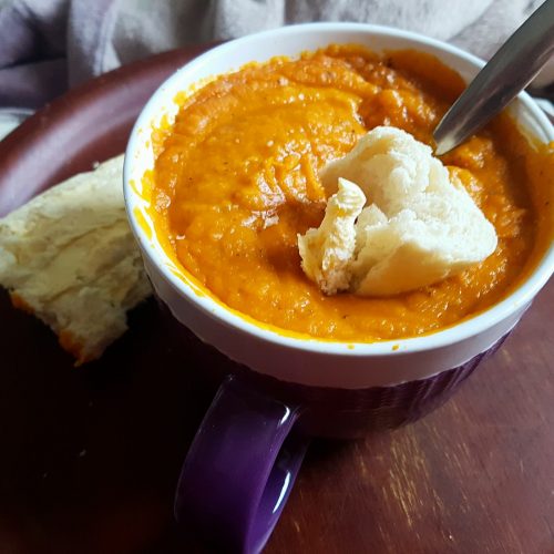 Hearty homemade pumpkin Soup!