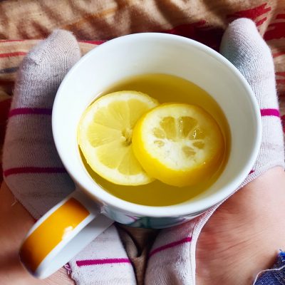 A healthy & Tasty hot lemon